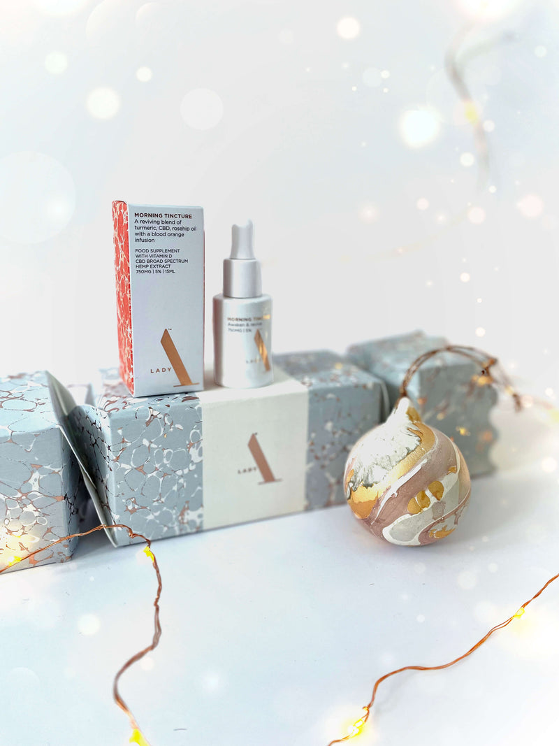 Lady A wellness cracker CBD gift set