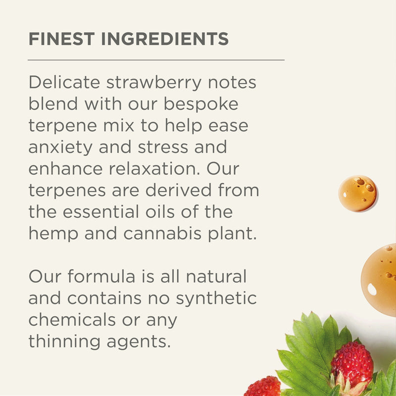 CBD vape pen with strawberry notes